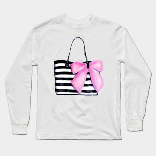 Ribbon Bag Long Sleeve T-Shirt